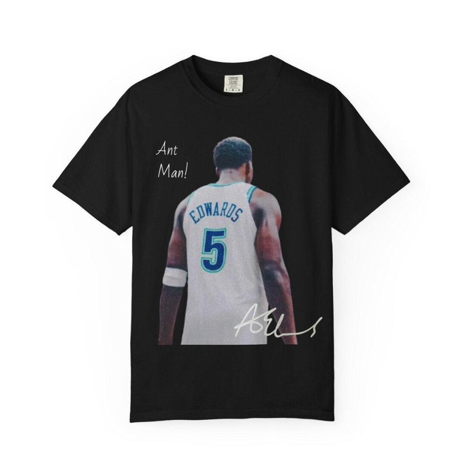 Anthony Edwards Minnesota T shirt Autograph Edition