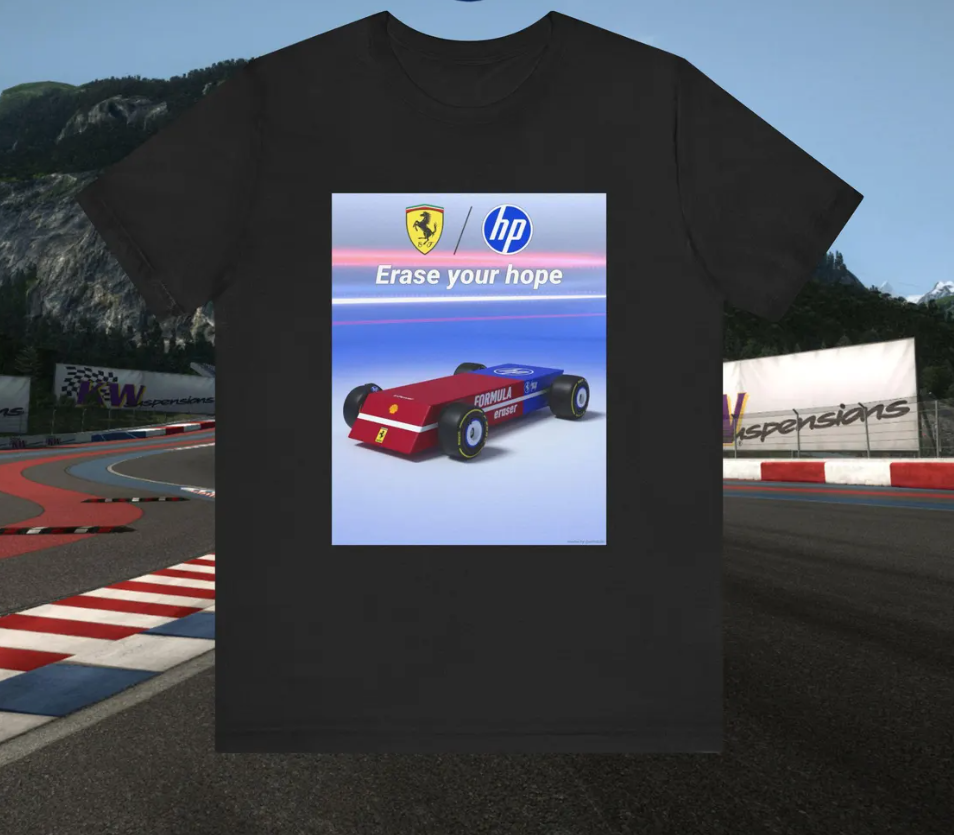 Ferrari Formula 1 Slow Car Meme T-Shirt