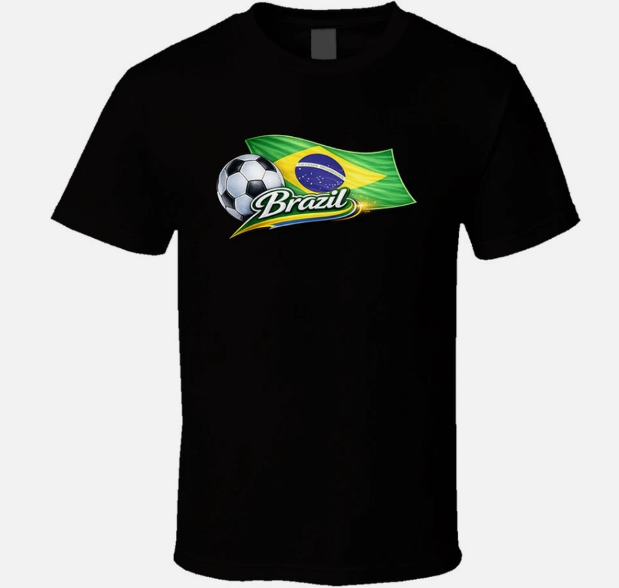 Brazil World Cup Soccer Fan T Shirt