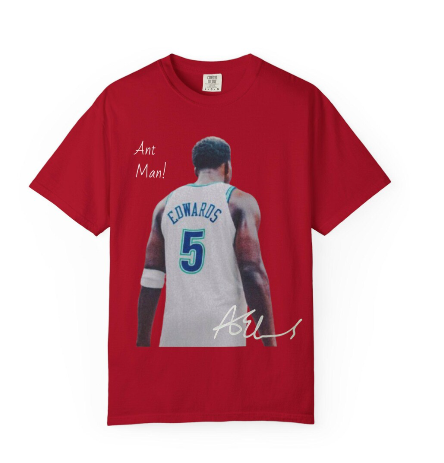 Anthony Edwards Minnesota T shirt Autograph Edition