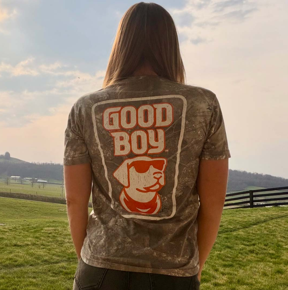 Good Boy - Camo Logo T-Shirt