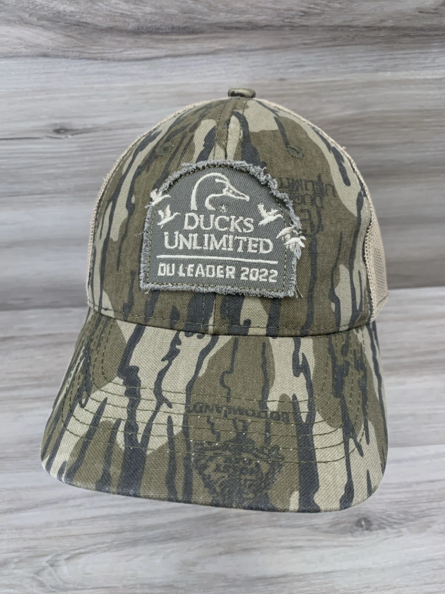 Ducks Unlimited Camo Mossy Oak Trucker Adjustable Hat Cap One Size Fits Most