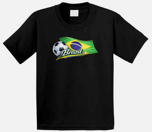 Brazil World Cup Soccer Fan T Shirt