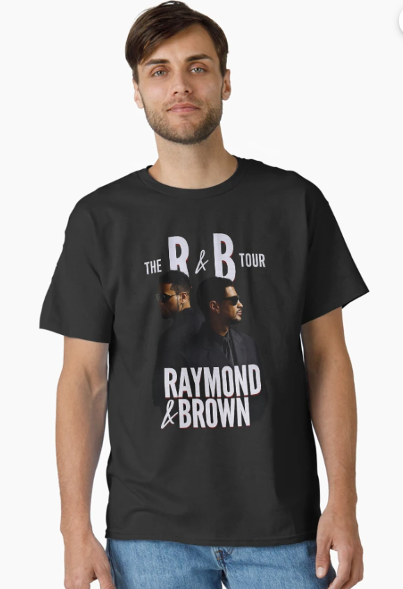 Chris Brown And Usher The RB Tour Raymond And Brown 2026 North America Classic T-Shirt