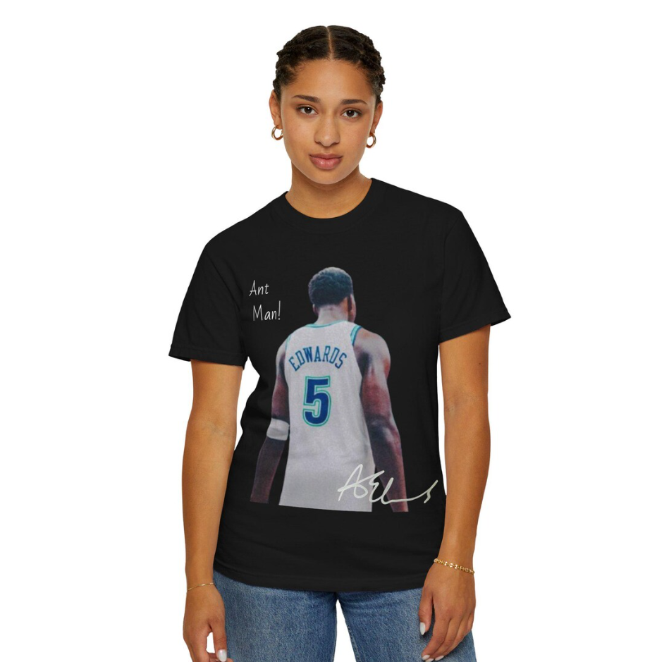 Anthony Edwards Minnesota T shirt Autograph Edition