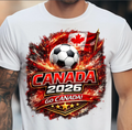 Canada 2026 Soccer PNG, Football Fan Art