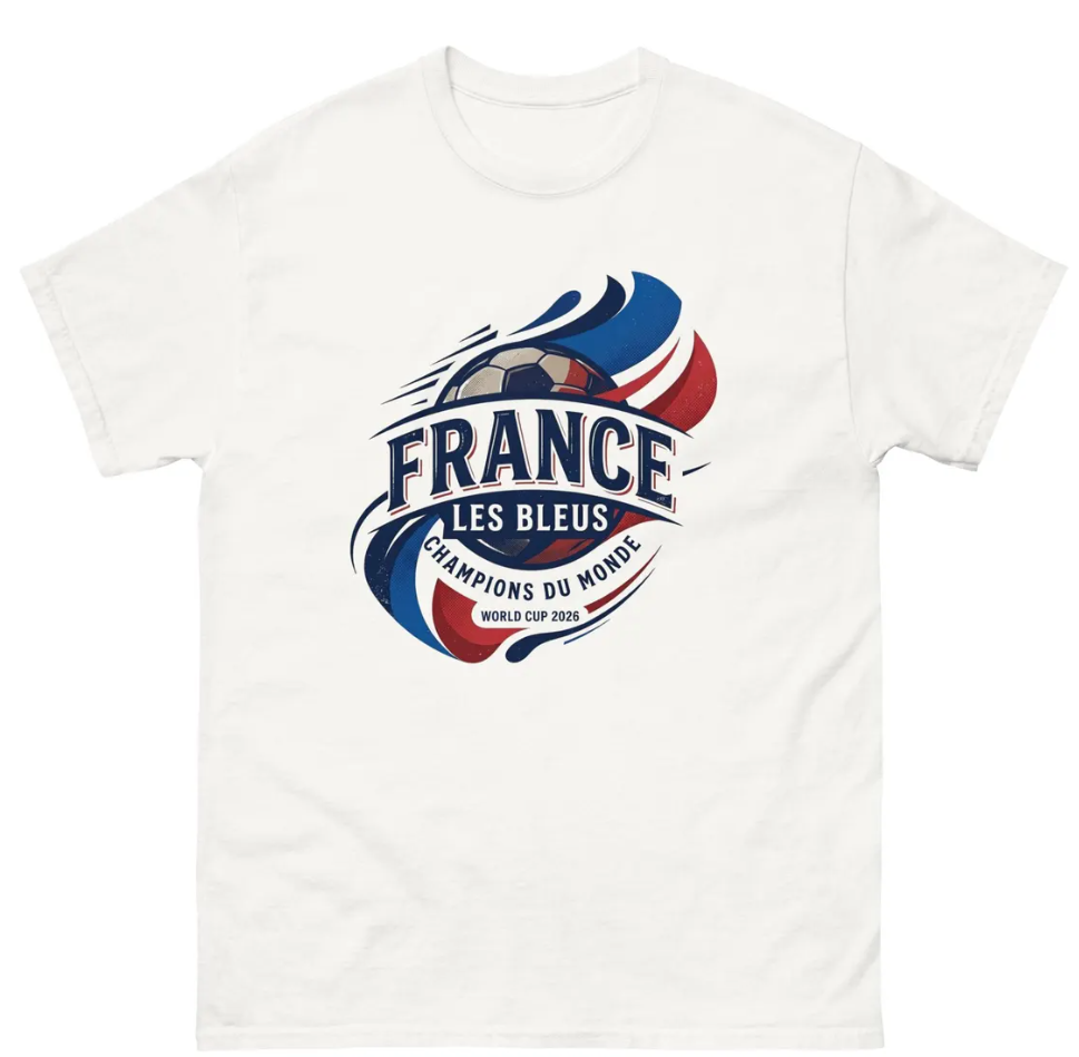 France Les Bleus Soccer T-Shirt – World Cup 2026 Fan Tee