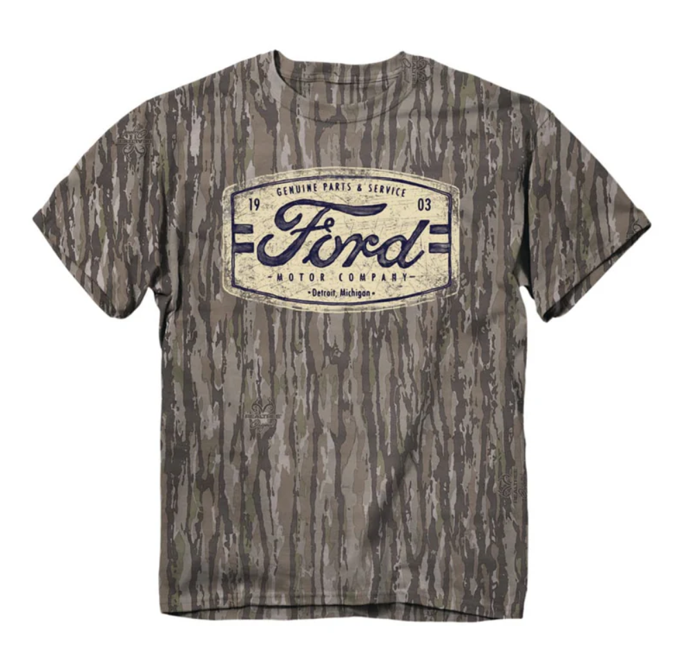 Ford - Camo Vintage Logo T-Shirt