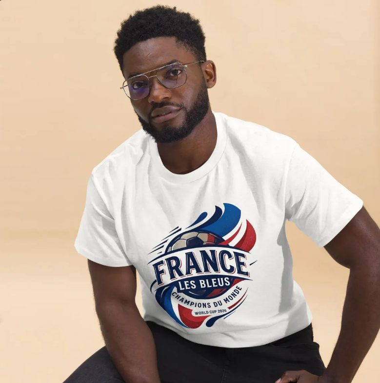 France Les Bleus Soccer T-Shirt – World Cup 2026 Fan Tee