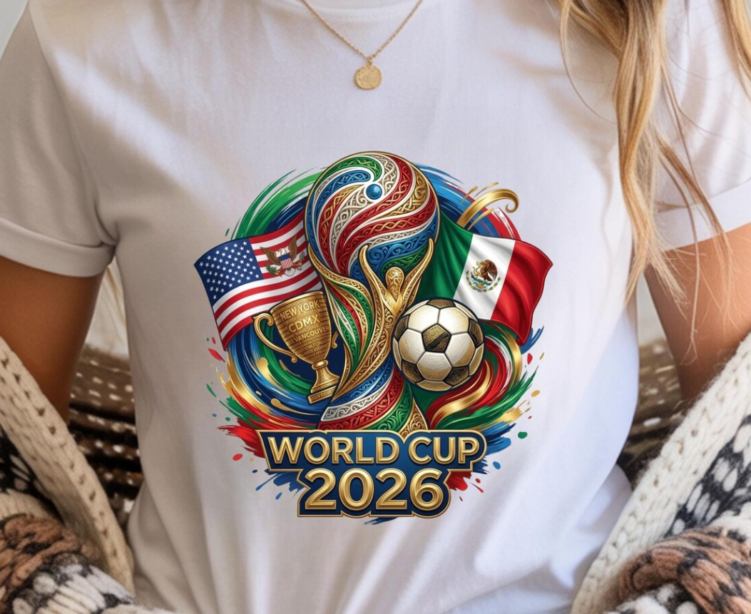 World Cup 2026 Shirt, USA Mexico Canada Soccer Graphic Tee, Football Fan Gift,