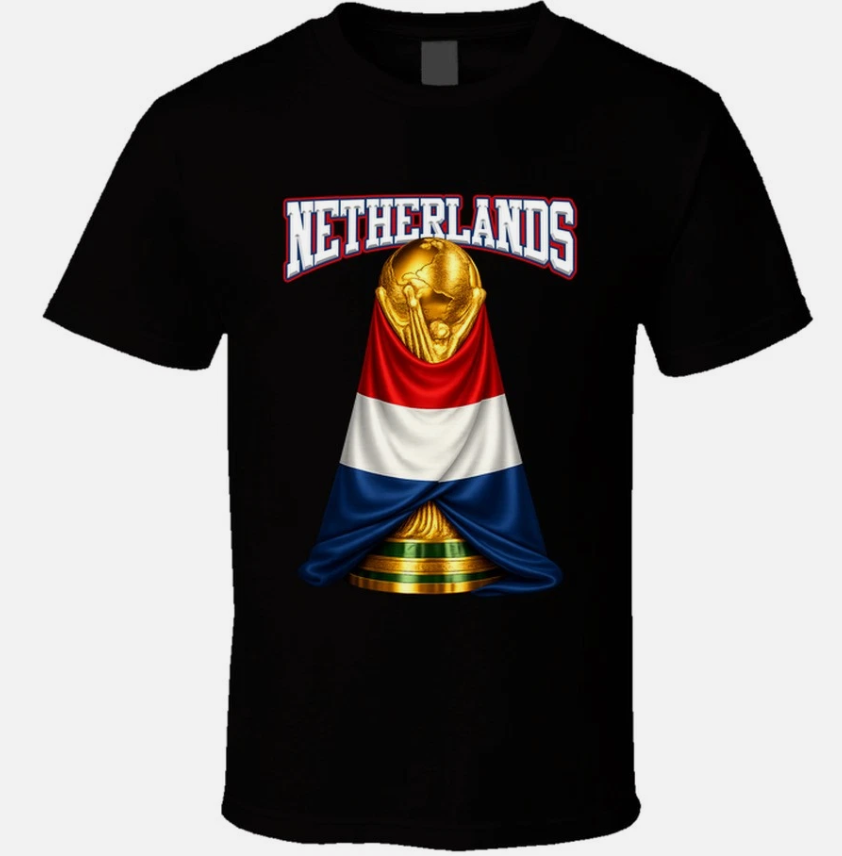 Netherlands World Cup Soccer Fan T Shirt