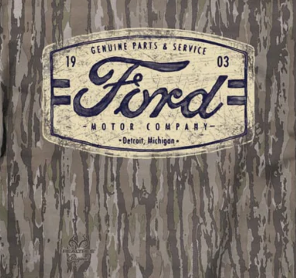 Ford - Camo Vintage Logo T-Shirt