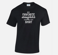 My Favorite Daughter T-shirt 100% Cotton Father Day Birthday Gift Shirts Tops