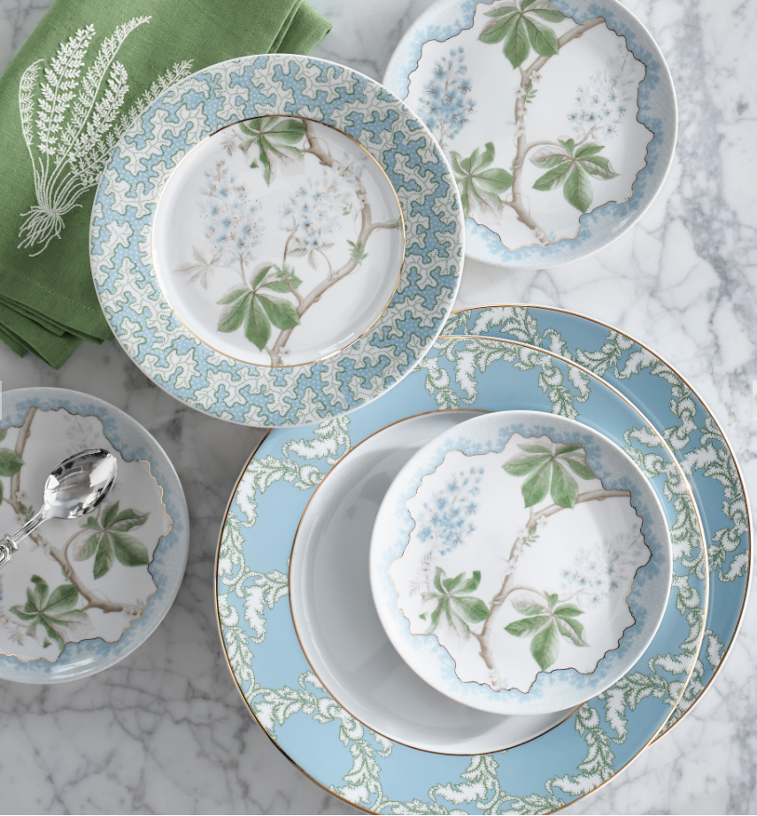 Sanderson x Williams Sonoma Country Woodland Appetizer Plates - Set of 4