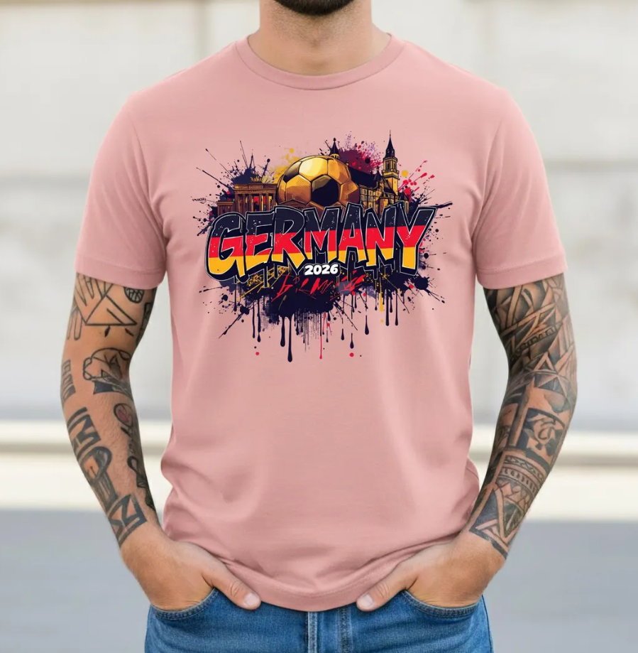 Germany Soccer T-Shirt 2026, German Football Graphic Tee, Germany National Team Supporter Gift, Berlin Streetwear Soccer Shirt,
