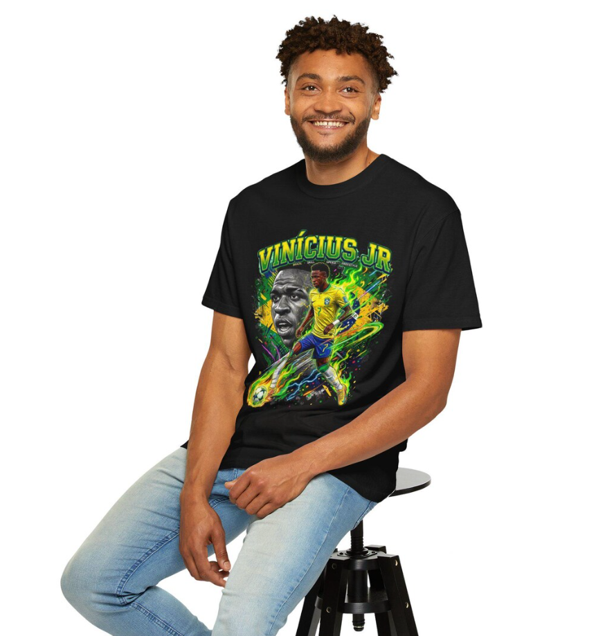 2026 Brazil T-Shirt, 2026 World Cup Vamos Brasil Soccer Fan Tee, brasil tee, vini jr shirt, vini jr brasil tee, Brazil World Cup tee