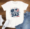 All American Dad Shirt | Patriotic USA Flag Father’s Day & 4th of July Tee
