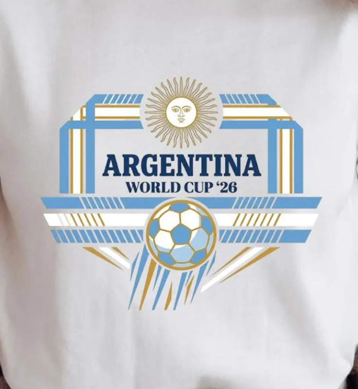 Argentina World Cup 2026 T-Shirt, Argentina Football Fan Shirt, Argentina National Team Gift, World Cup 2026 Tee