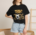 World Cup 2026 T-Shirt, Soccer Fan Graphic Tee, Football Lover Shirt, USA Canada Mexico 2026 Tee, Sports Fan Gift, Game Day Shirt
