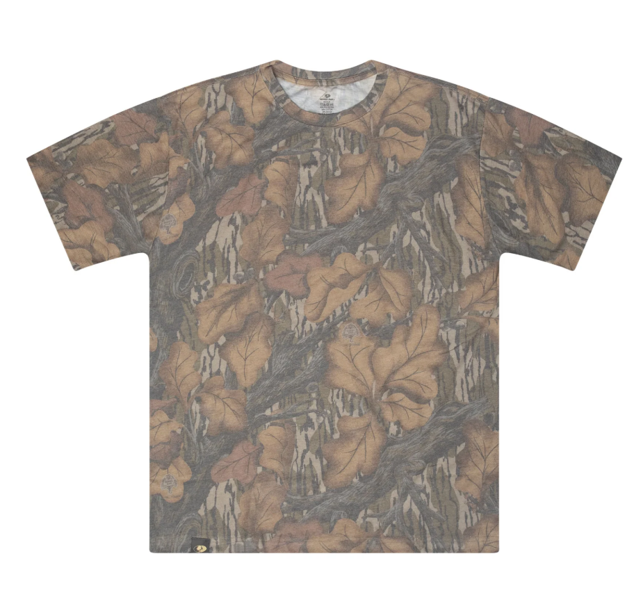Mossy Oak Washed Out Camo Tee - FALL FOLIAGE