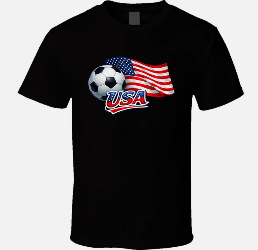 Usa World Cup Soccer Fan T Shirt