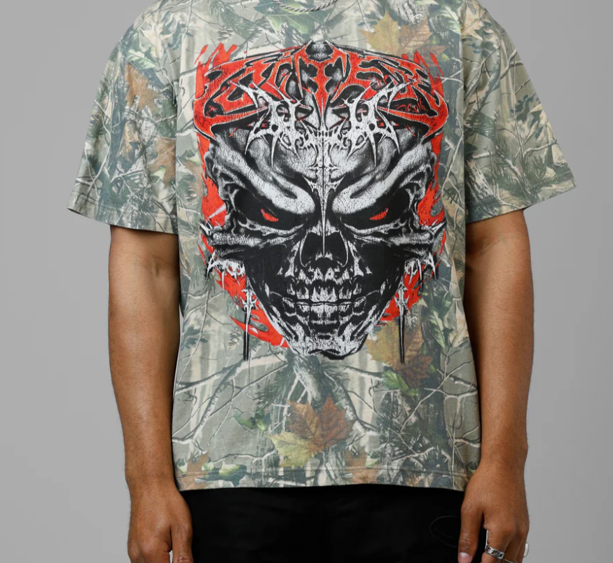 Tribal Skull Camo T-Shirt