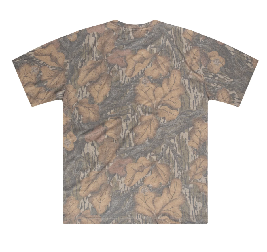 Mossy Oak Washed Out Camo Tee - FALL FOLIAGE