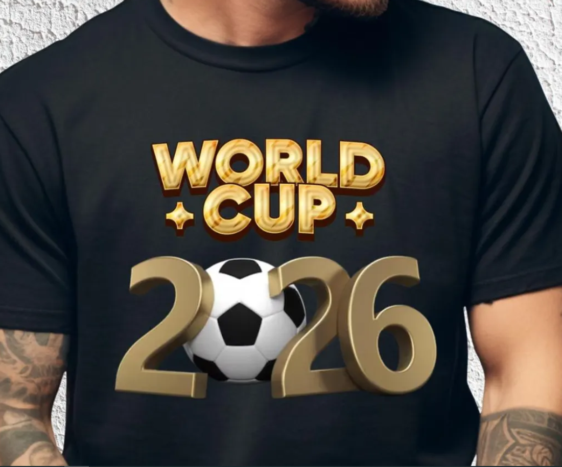 World Cup 2026 T-Shirt, Soccer Fan Graphic Tee, Football Lover Shirt, USA Canada Mexico 2026 Tee, Sports Fan Gift, Game Day Shirt