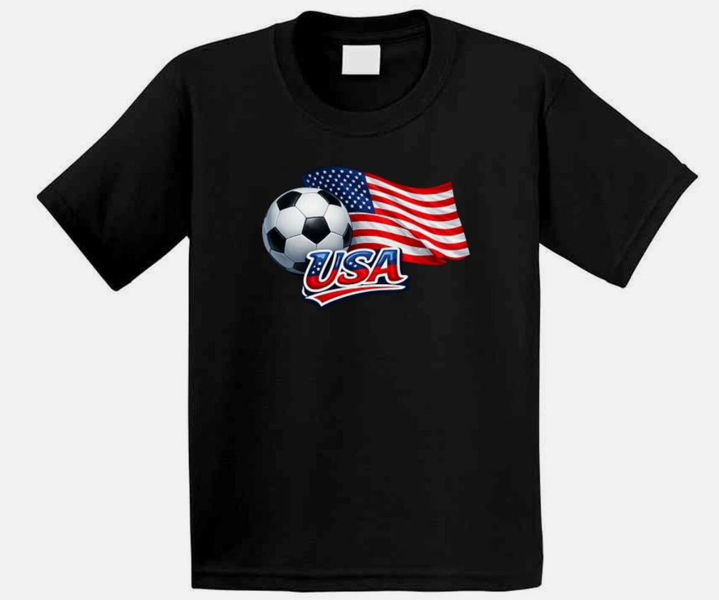 Usa World Cup Soccer Fan T Shirt