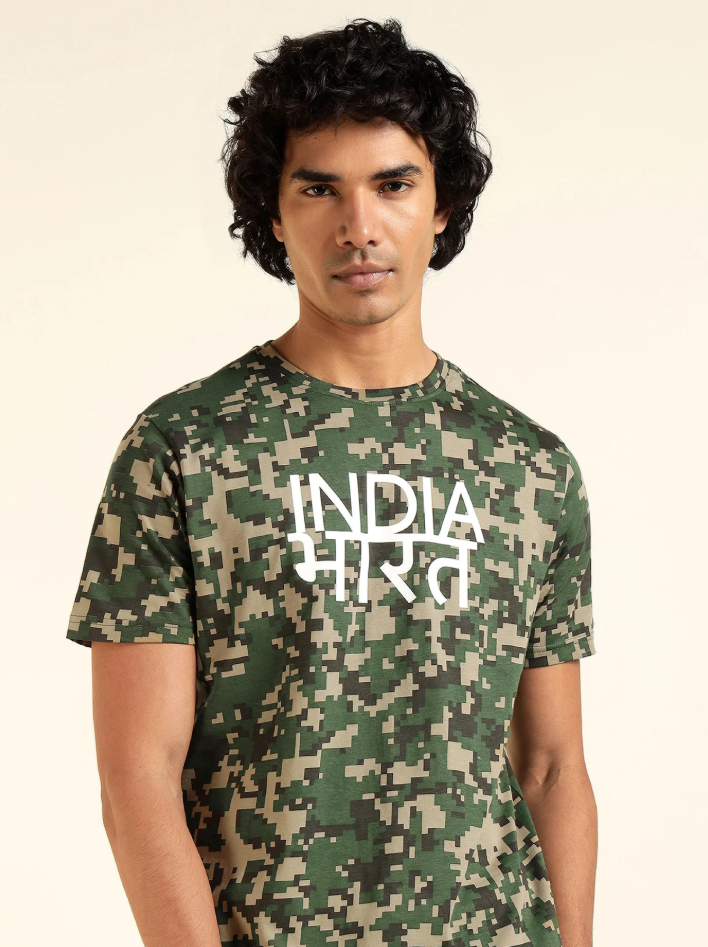 Motherland India-Bharat Camo T-Shirt – Unisex Regular Fit