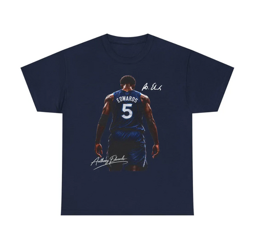 Anthony Edwards Minnesota Shirt Graphic Basketball Tee
