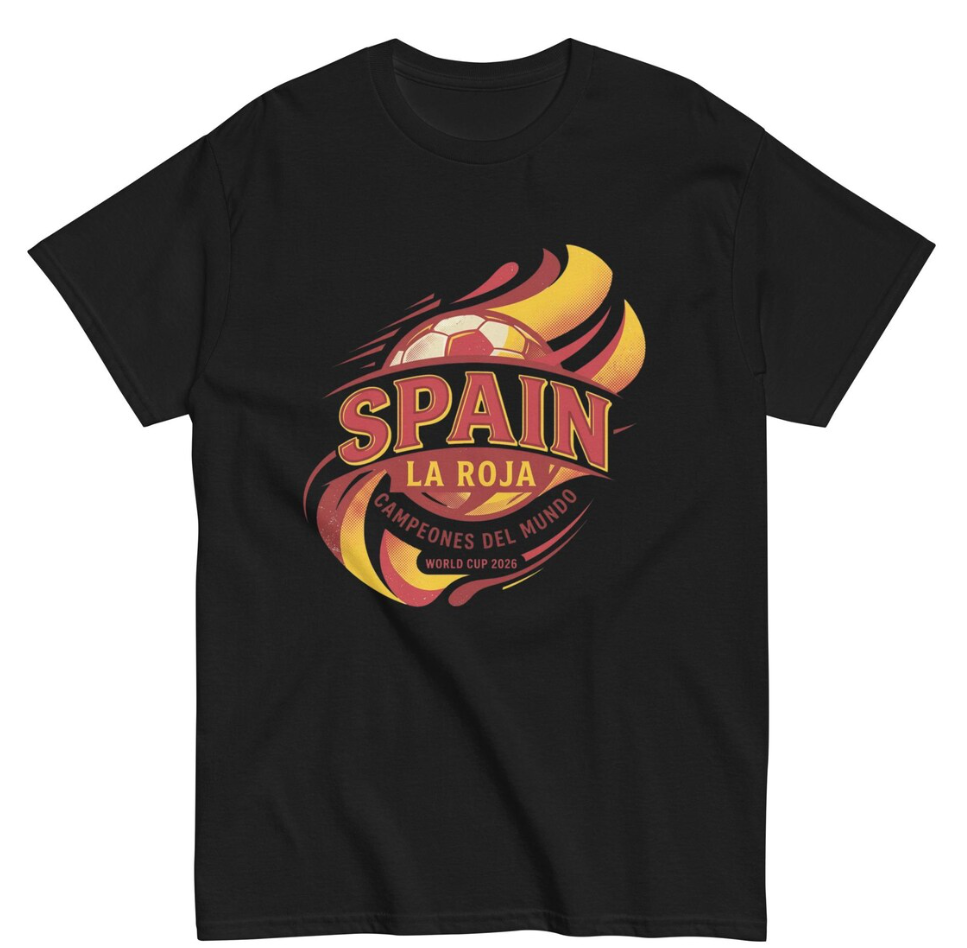 Spain La Roja Soccer World Cup T-Shirt – 2026 Fan Tee