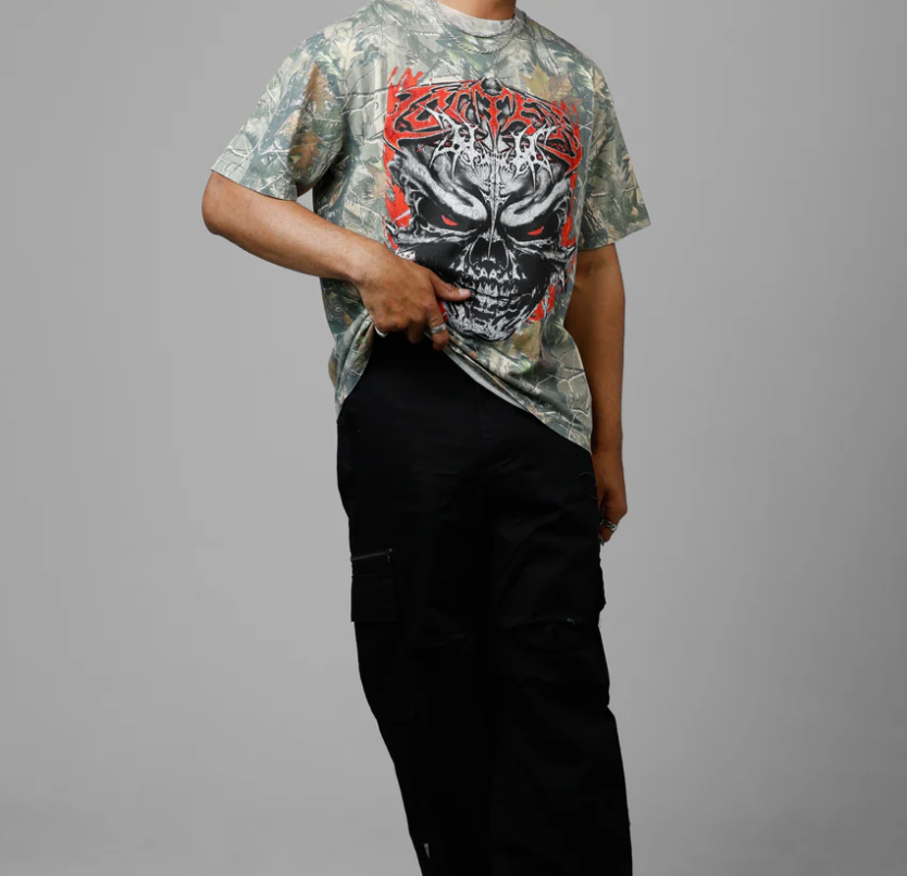 Tribal Skull Camo T-Shirt