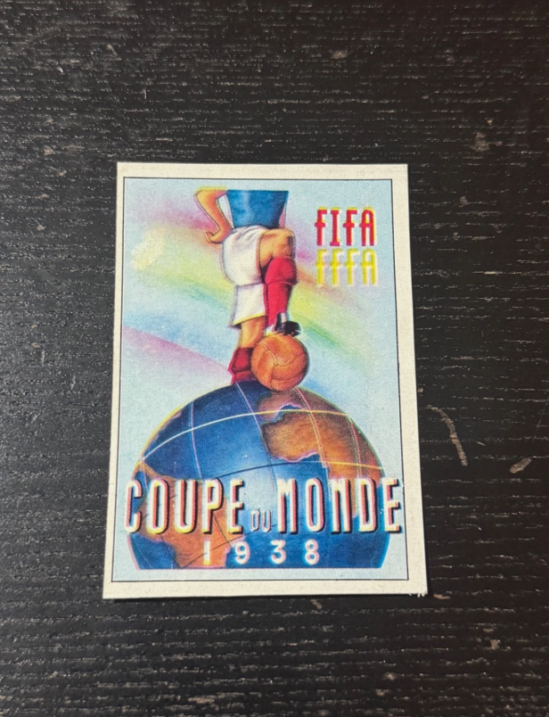 World Cup Mexico 70 Panini 1970 Poster Italy 1938 Removed Figure