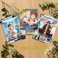 Custom Personalized Father’s Day Mother’s Day Card Geek Dad Gift Anime Portrait Family Illustration Custom Card Holographic Birthday Mom Dad