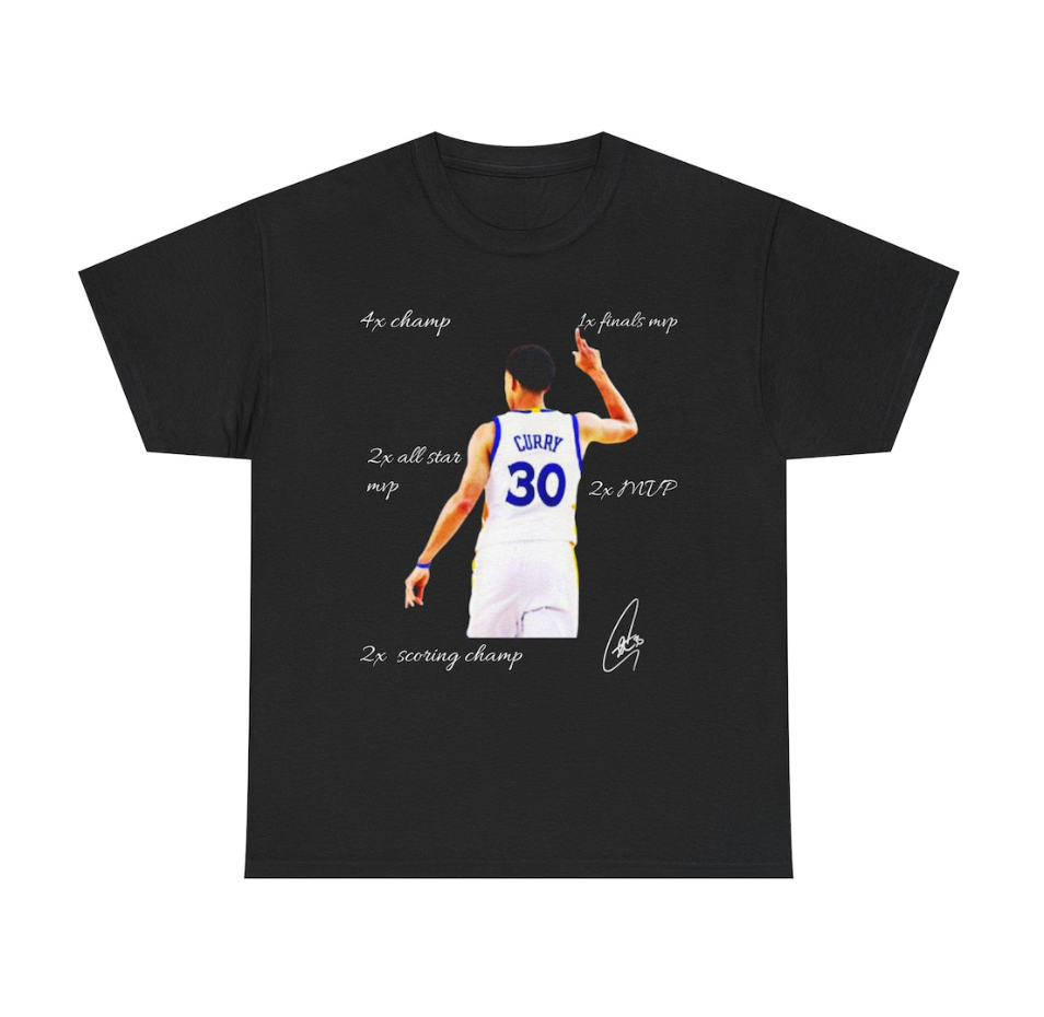 Stephen Curry Golden State T Shirt Autograph Edition Graphic Tee