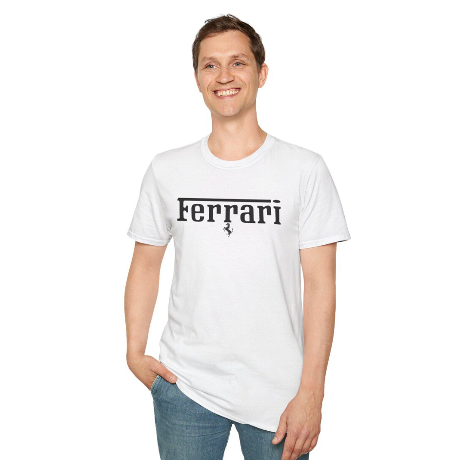 Ferrari Softstyle T-Shirt: Motorsport Apparel, Car Lover Gift