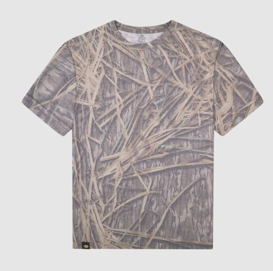 Mossy Oak Washed Out Camo Tee - ORIGINAL SHADOW GRASS