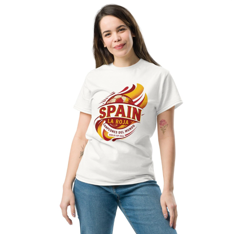 Spain La Roja Soccer World Cup T-Shirt – 2026 Fan Tee