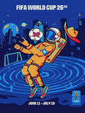FIFA World Cup 2026 June 11 July 19 Houston Soccer Poster