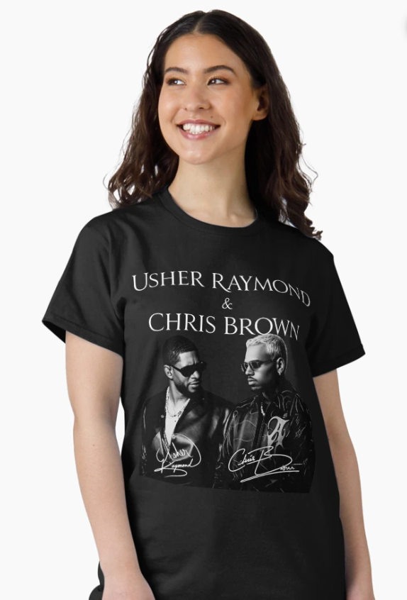 Chris Brown And Usher The RB Tour Raymond And Brown 2026 North America Classic T-Shirt