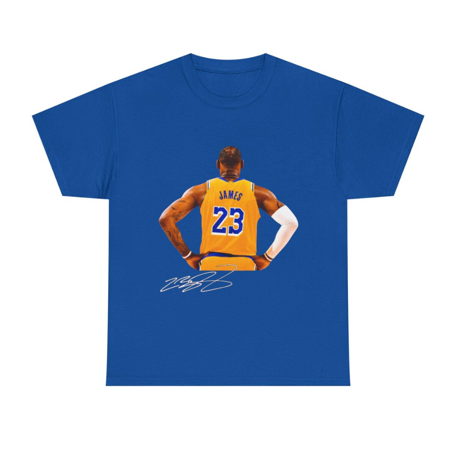 LeBron James LA T-Shirt, Autograph Edition, Basketball Fan Tee