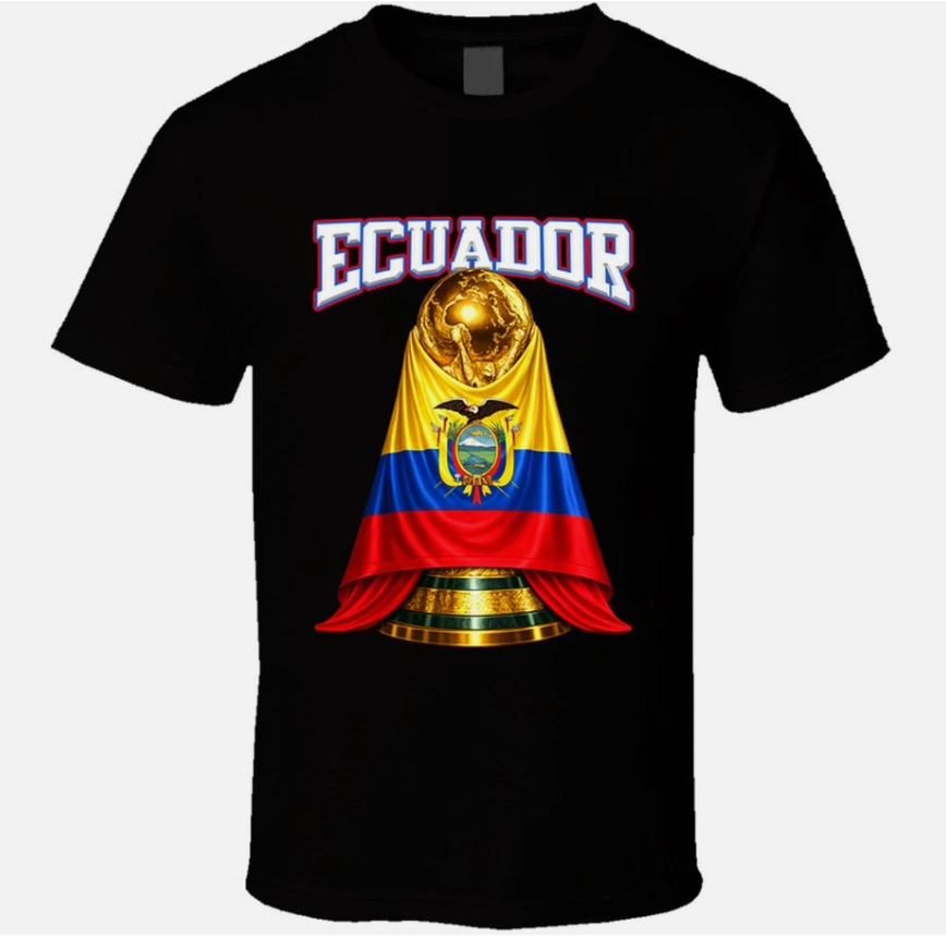 Ecuador World Cup Soccer Fan T Shirt