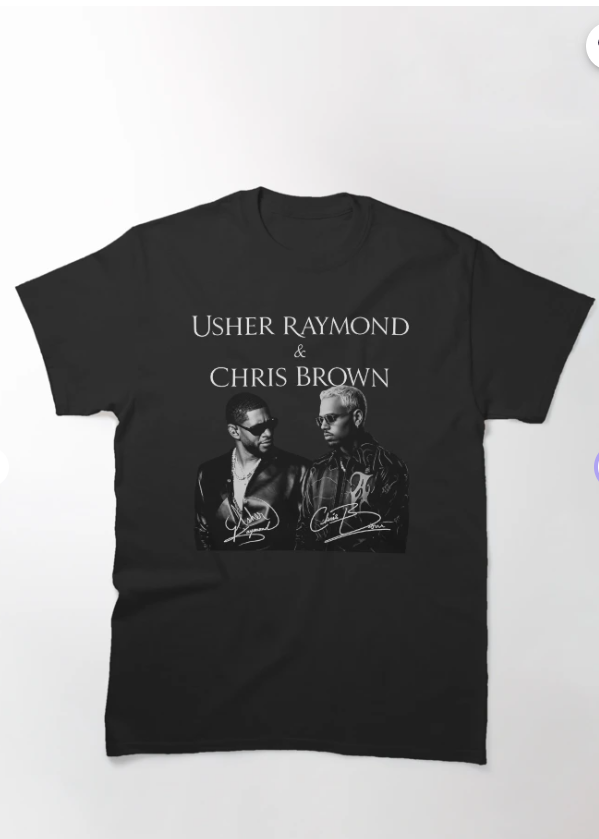 Chris Brown And Usher The RB Tour Raymond And Brown 2026 North America Classic T-Shirt