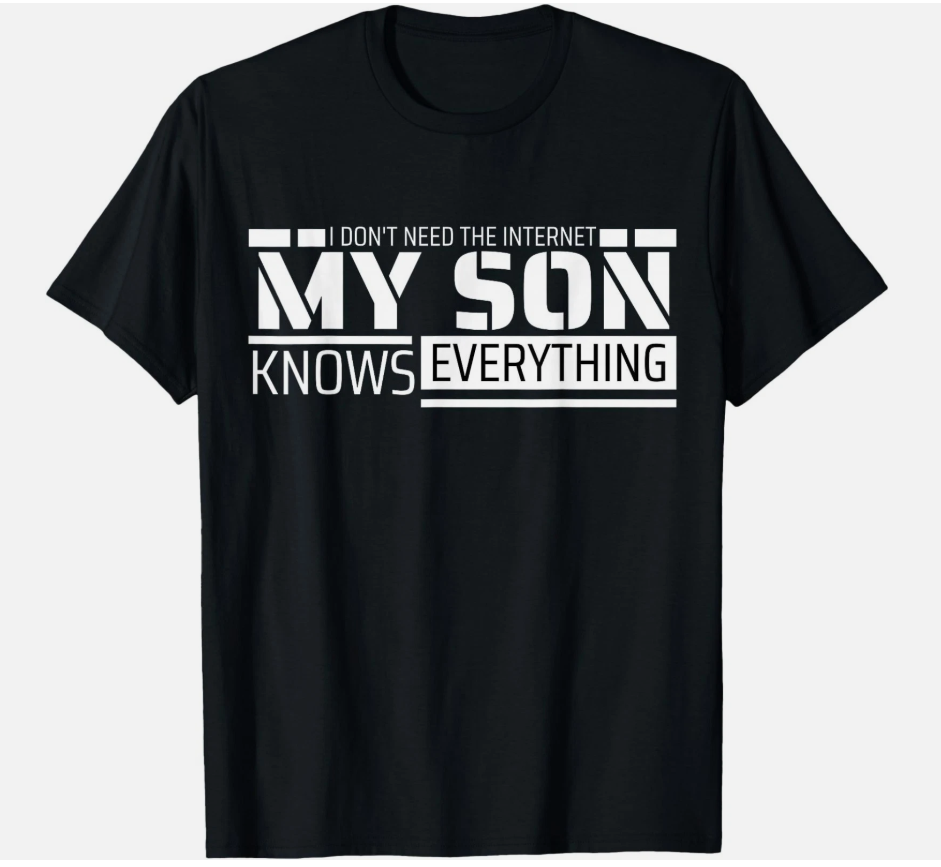 Funny Dad Shirt from Son Men Funny Fathers Day Dad T-Shirt