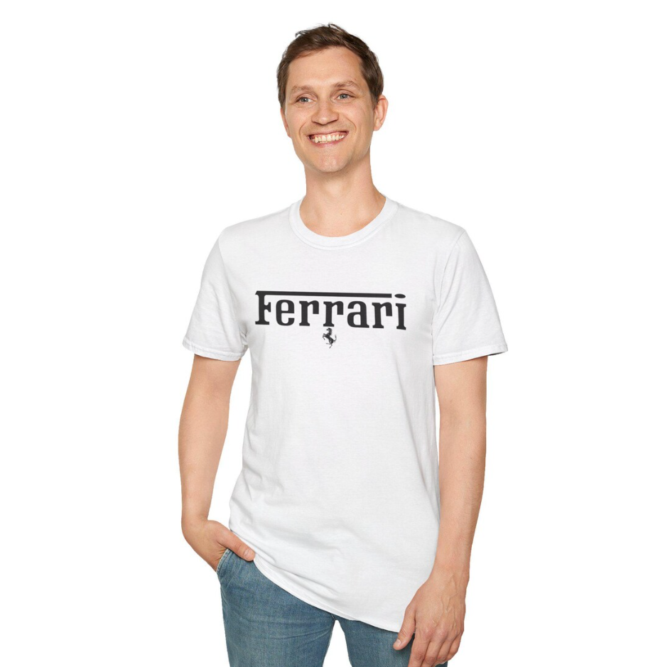 Ferrari Softstyle T-Shirt: Motorsport Apparel, Car Lover Gift