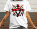 England Flag Lion T-Shirt: English Pride Soccer & Rugby Tee