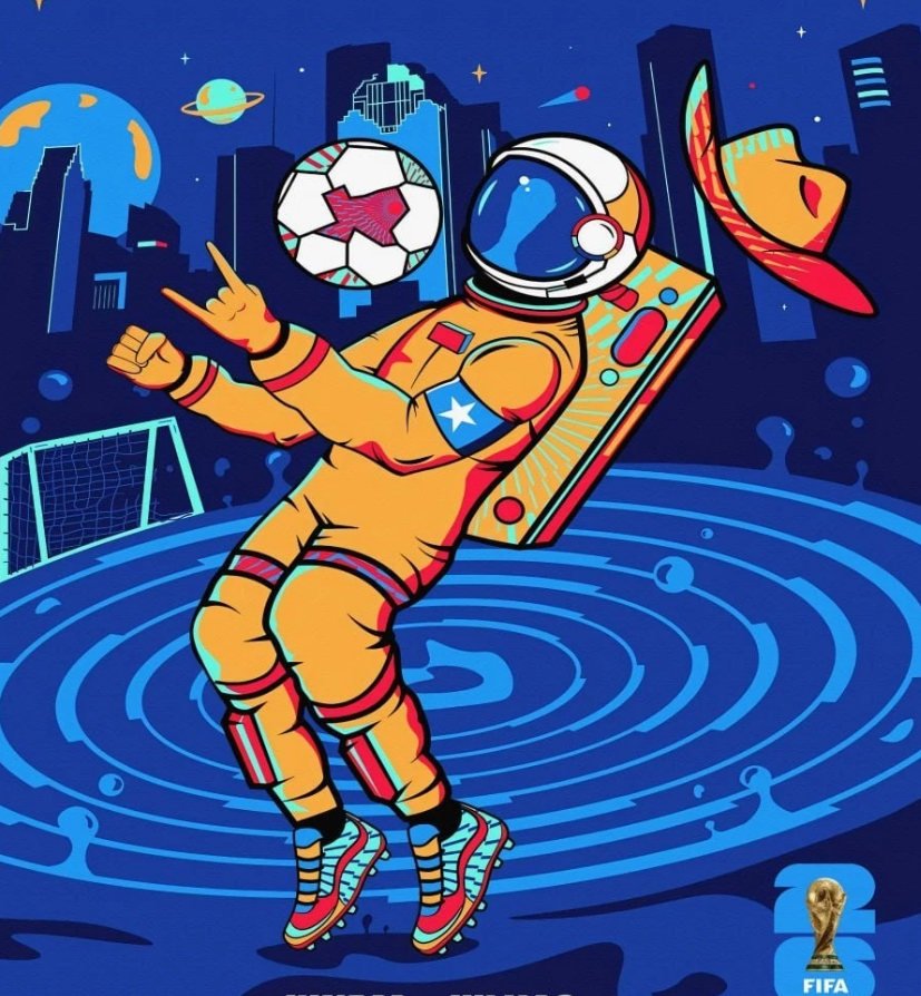 FIFA World Cup 2026 June 11 July 19 Houston Soccer Poster