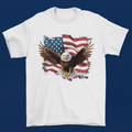 American Eagle T shirt American Flag Patriot Veterans Day Independence Day v4