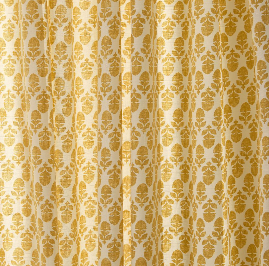 Thistle Ruffle Edge Curtain (Set of 2)